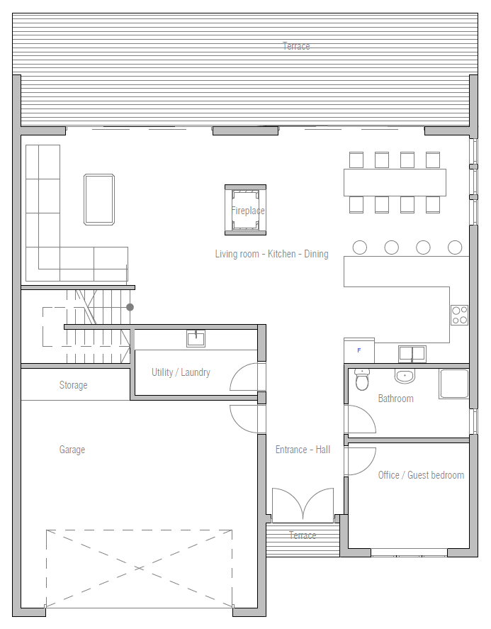 Contemporary Home Plan Ch House Plan Contemporary Home Plan Ch House Plan