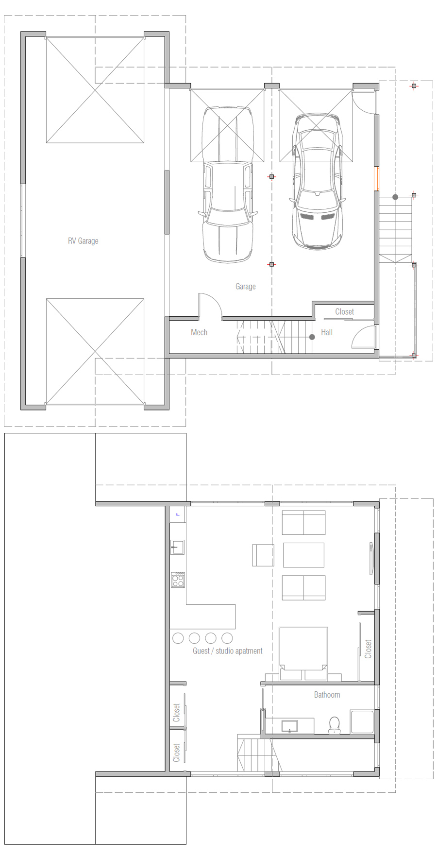 house design garage-g814 10