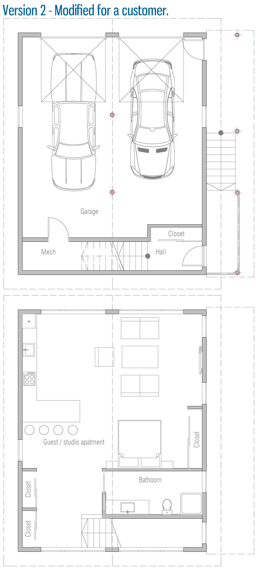 house design garage-g814 18
