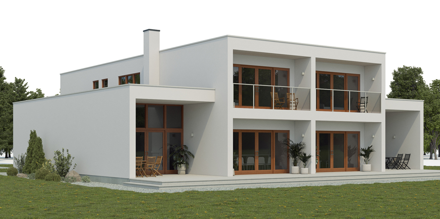 house design duplex-house-plan-ch437d 4