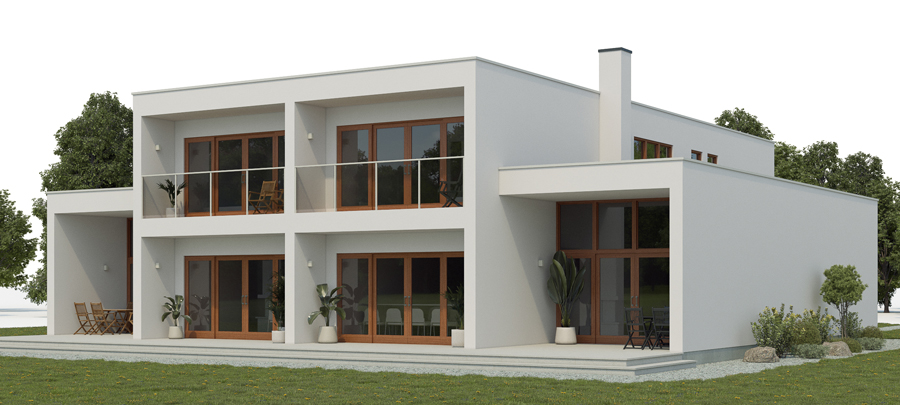 house design duplex-house-plan-ch437d 5