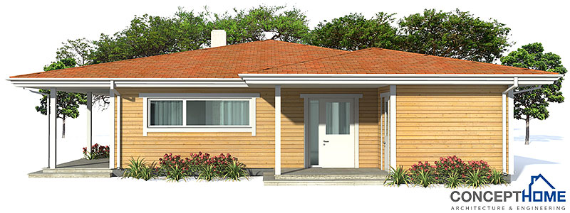 house design Semi-detached-house-plan-ch118d 5