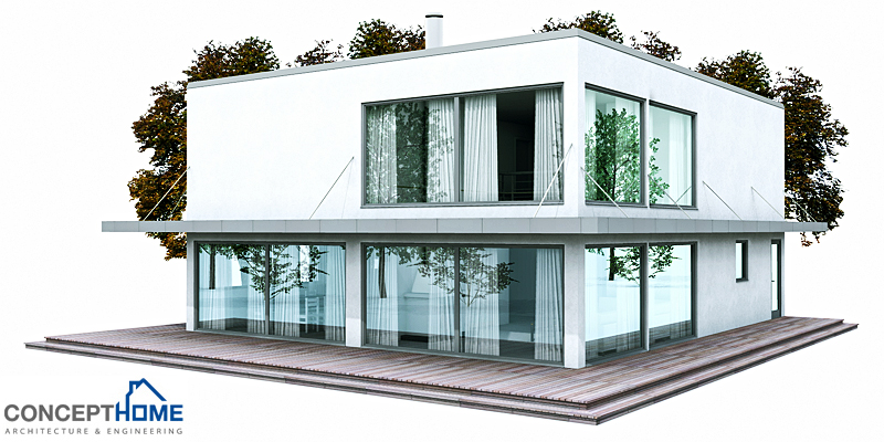 house design contemporary-home-plan-ch148 2