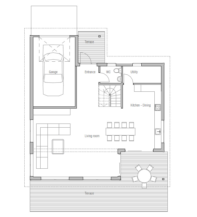 house design modern-simple-house-plan-ch154 11