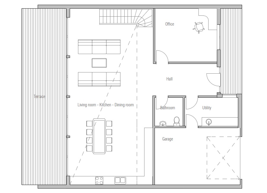 house design contemporary-house-plan-ch157 11