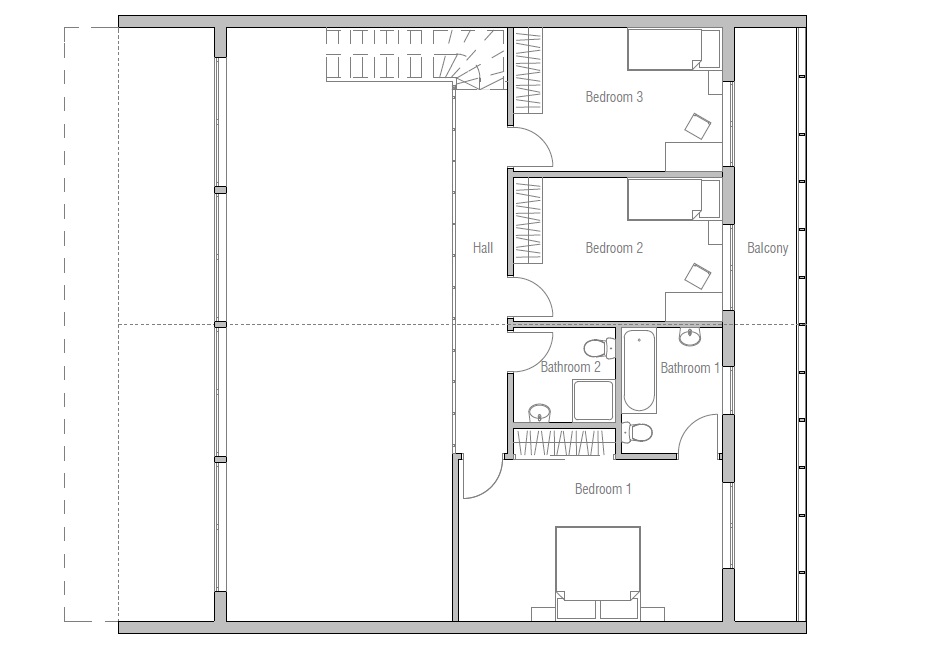 house design contemporary-house-plan-ch157 12