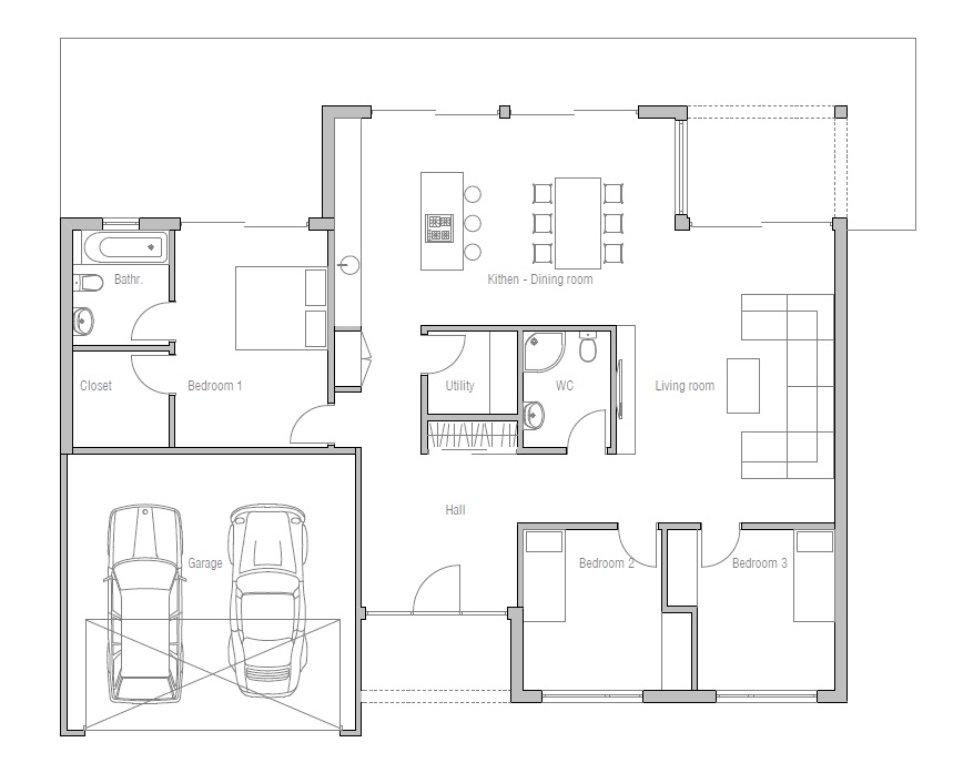 house design contemporary-home-plan-ch161 10