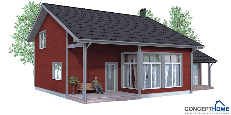  Small  House  plan  CH92 with affordable building price  and 