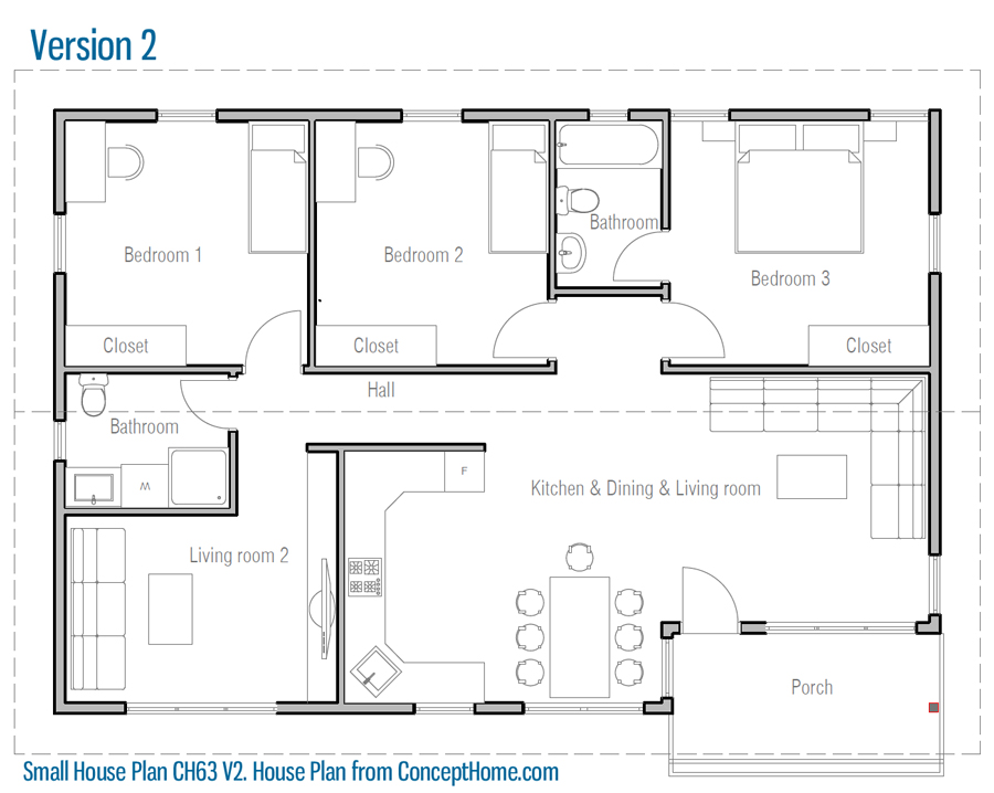 house design small-house-plan-ch63 20