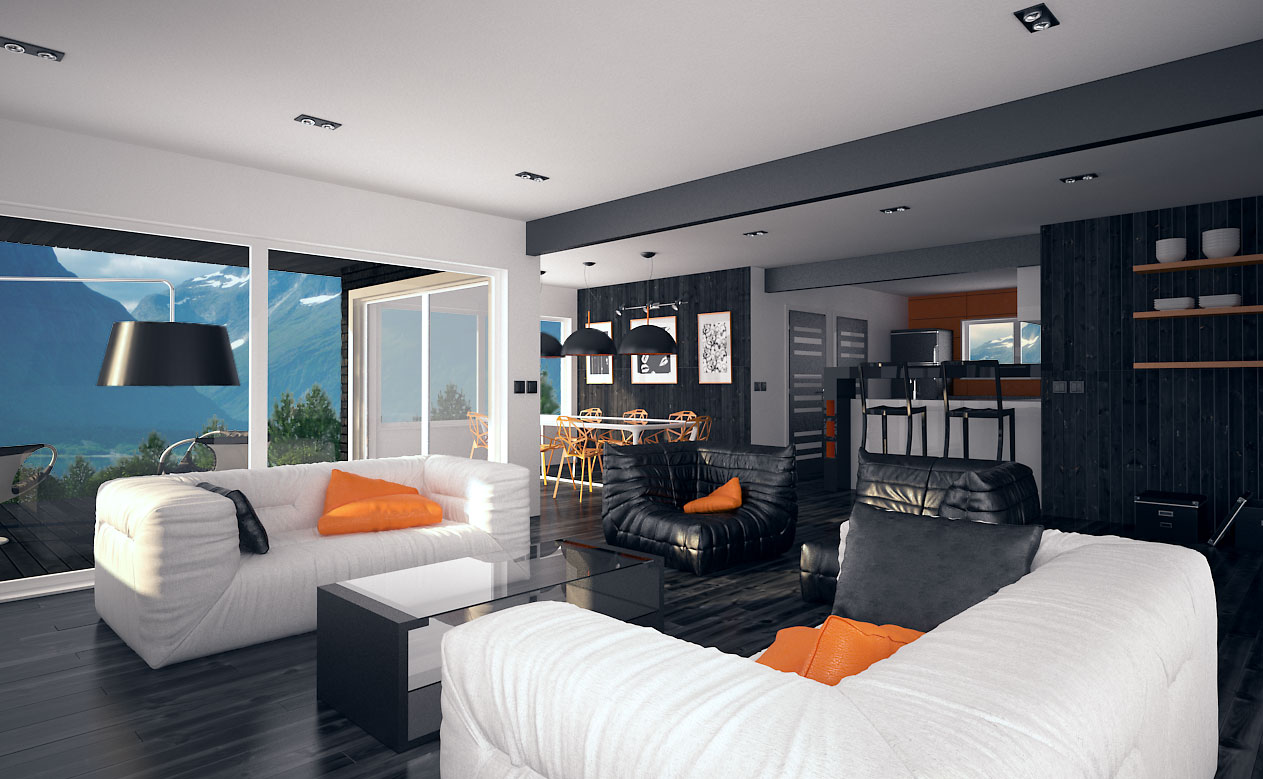 house design modern-house-plan-ch106 2