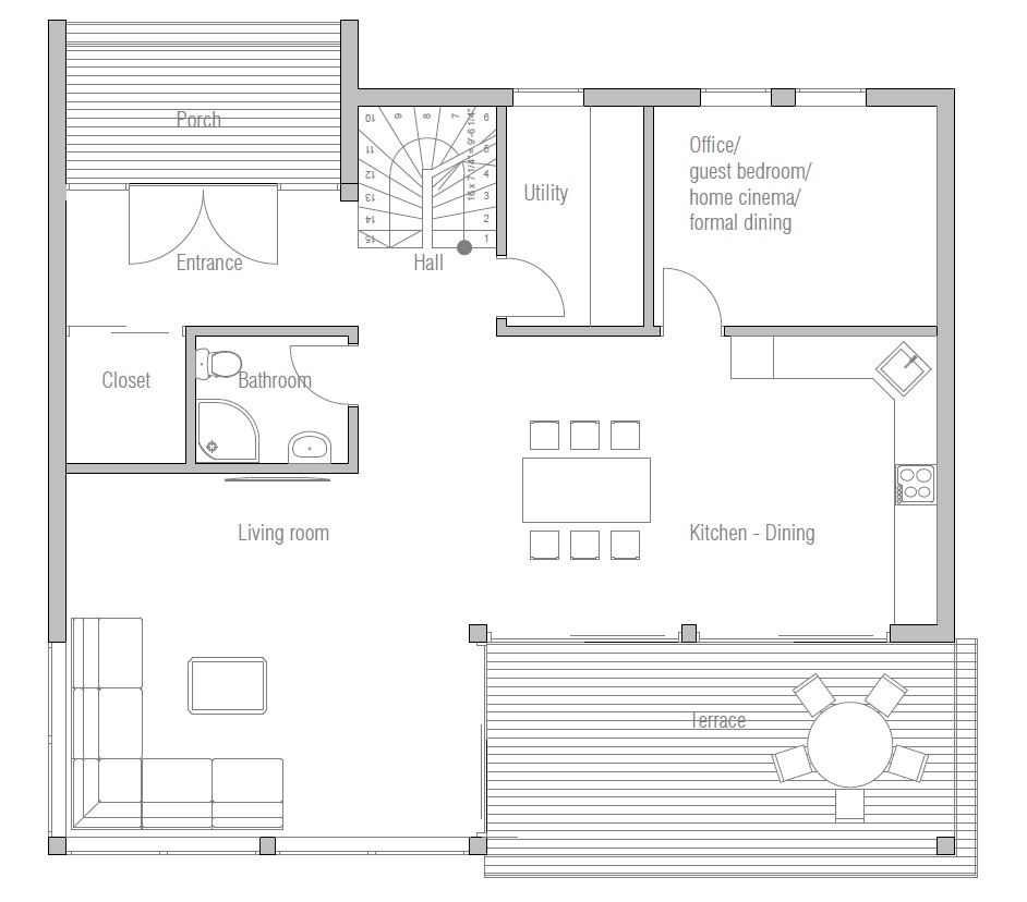 house design modern-house-plan-ch172 10