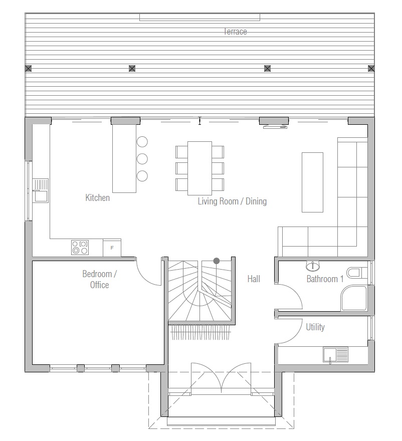 house design small-house-plan-ch175 10