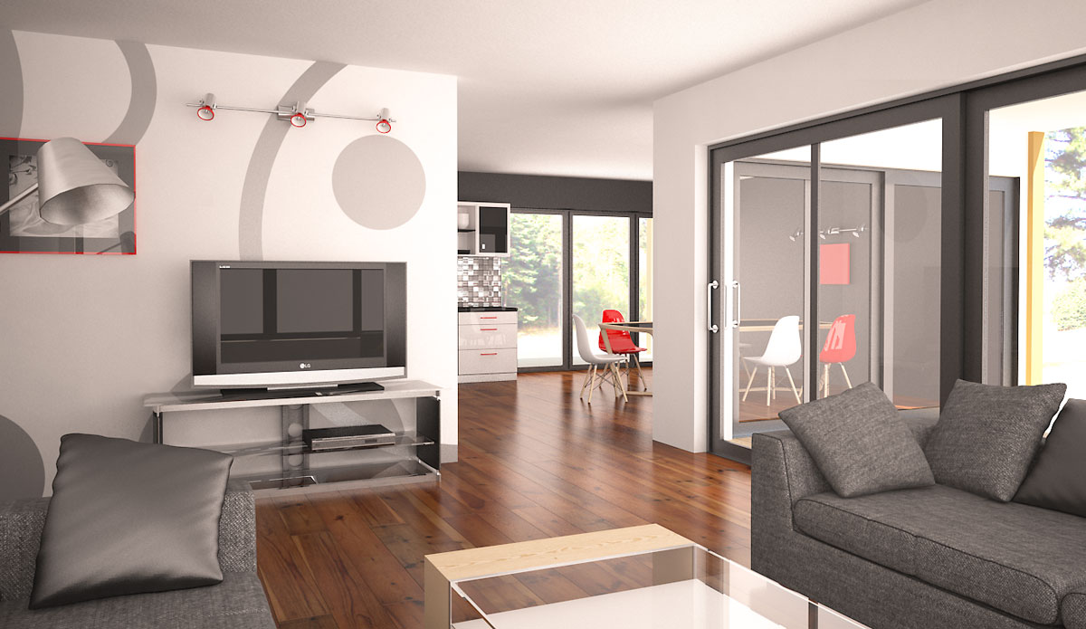 house design modern-house-plan-ch180 2