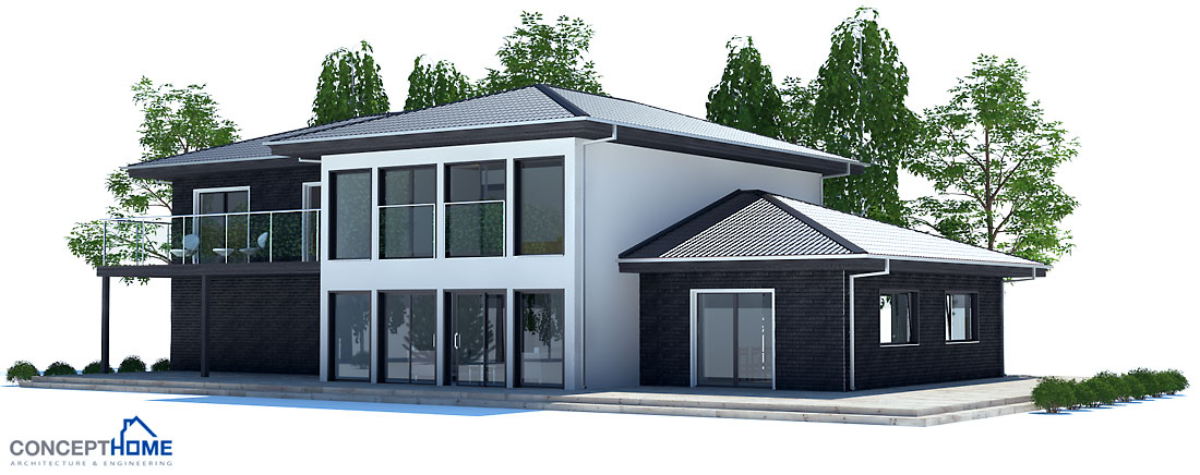 house design modern-house-plan-ch197 2