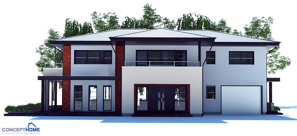 house design modern-house-plan-ch204 1