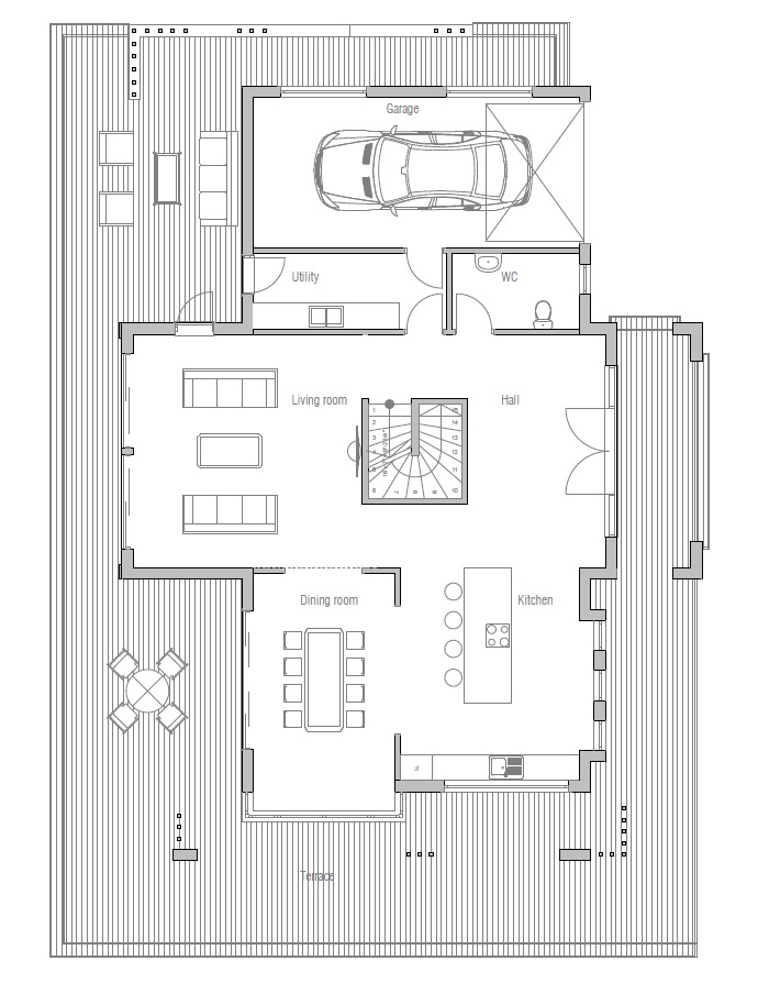house design modern-house-plan-ch204 10