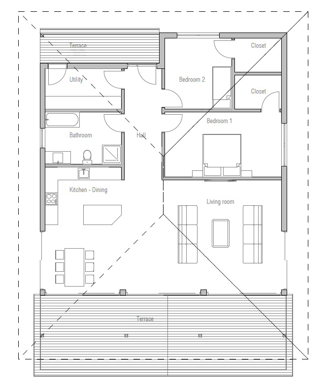 house design small-house-plan-ch221 10