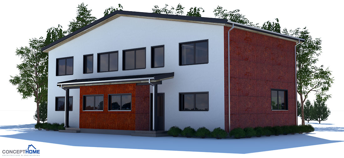 house design duplex-house-plan-ch135 4
