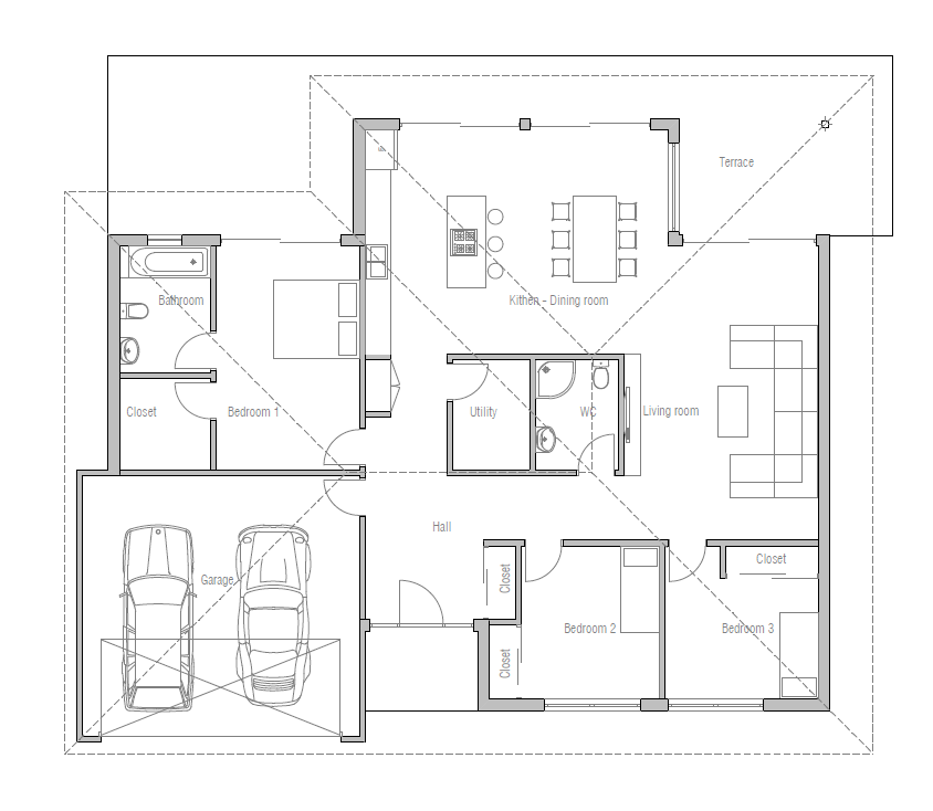 house design small-house-plan-ch224 10
