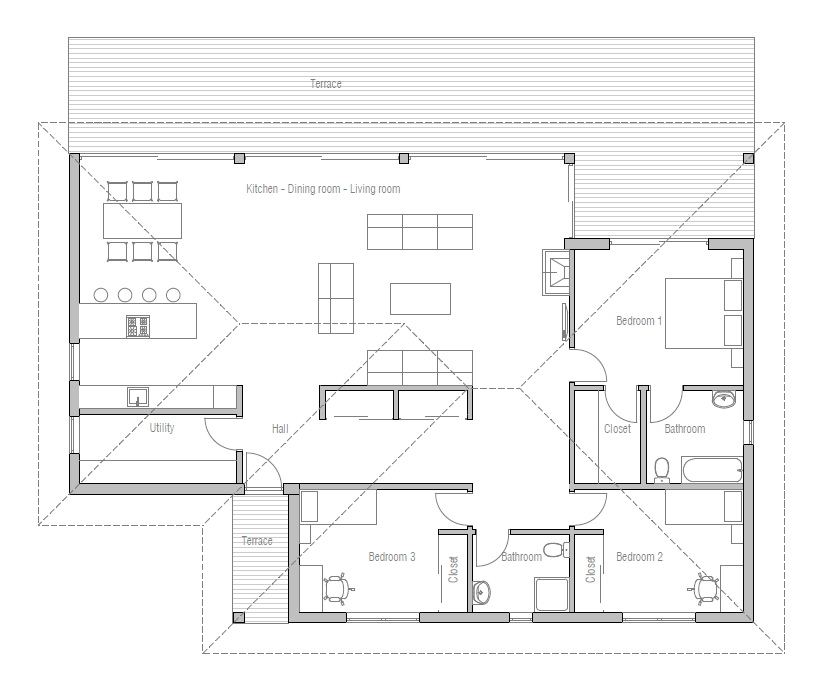 house design small-house-plan-ch228 10