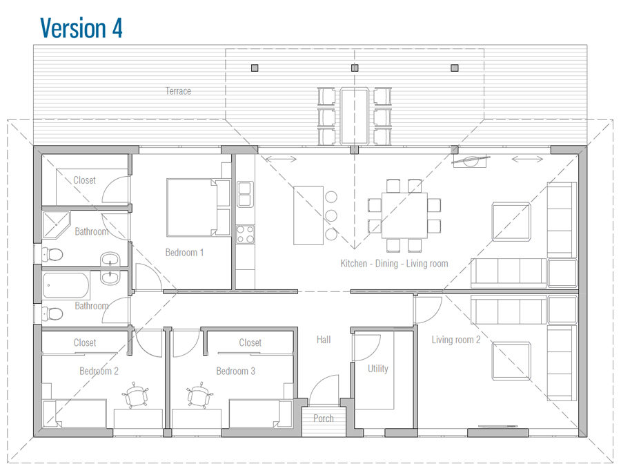 house design small-house-plan-ch100 22