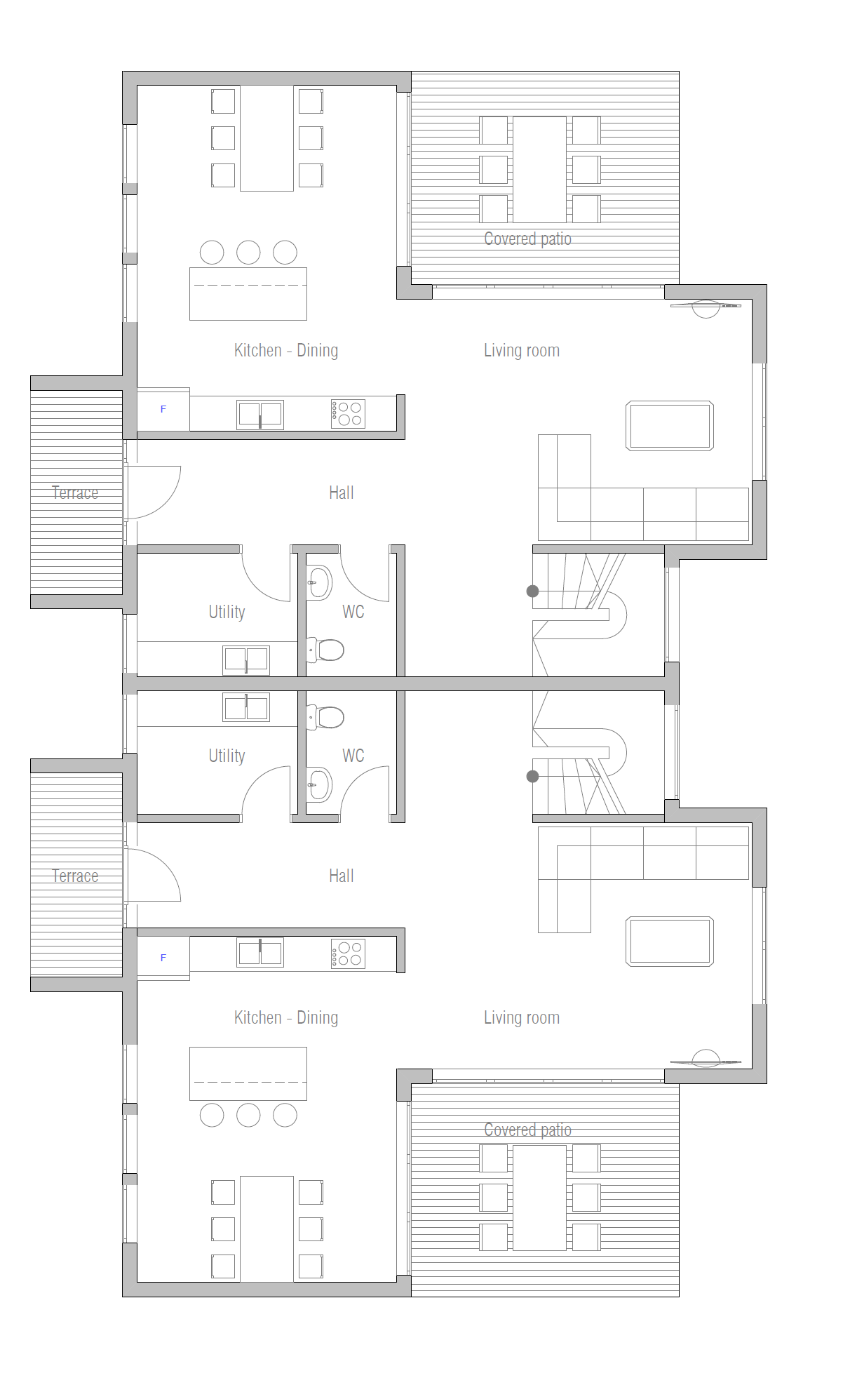 house design duplex-house-ch287 10
