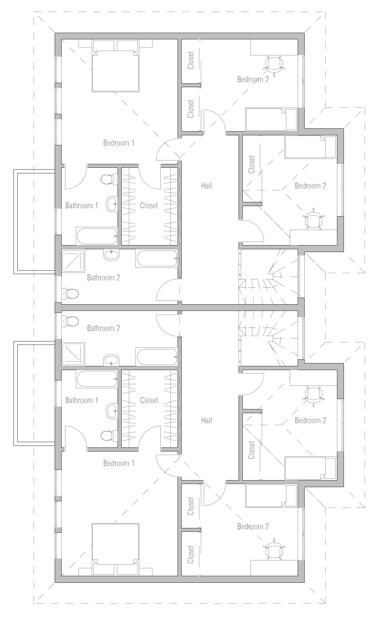 house design duplex-house-ch287 11