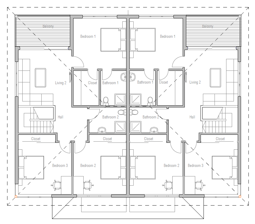 house design duplex-house-ch177D 11