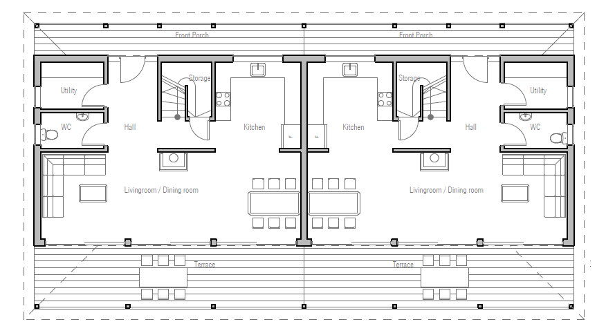 house design duplex-house-ch187 10