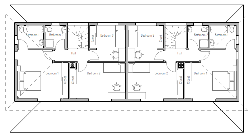 house design duplex-house-ch187 11