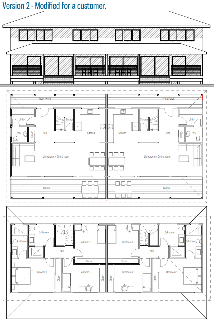 house design duplex-house-ch187 42