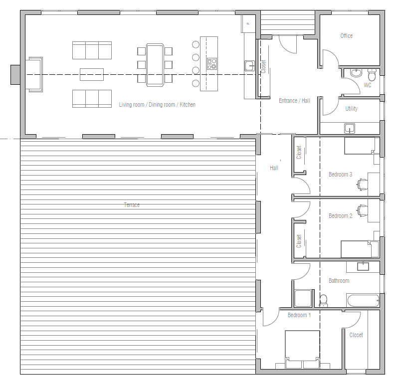 house design small-house-plan-ch303 10