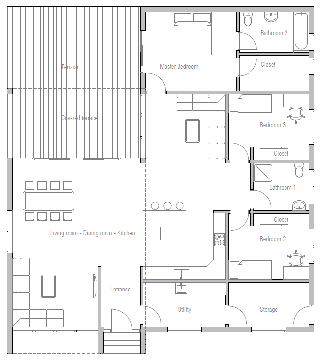 house design small-house-plan-ch321 10