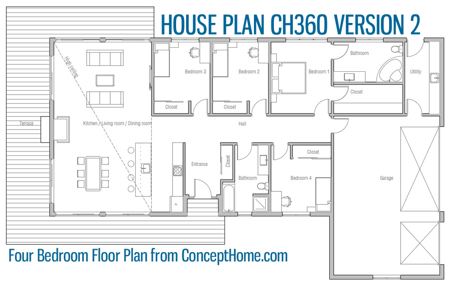 house design house-plan-ch360 20
