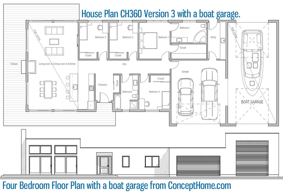 house design house-plan-ch360 22