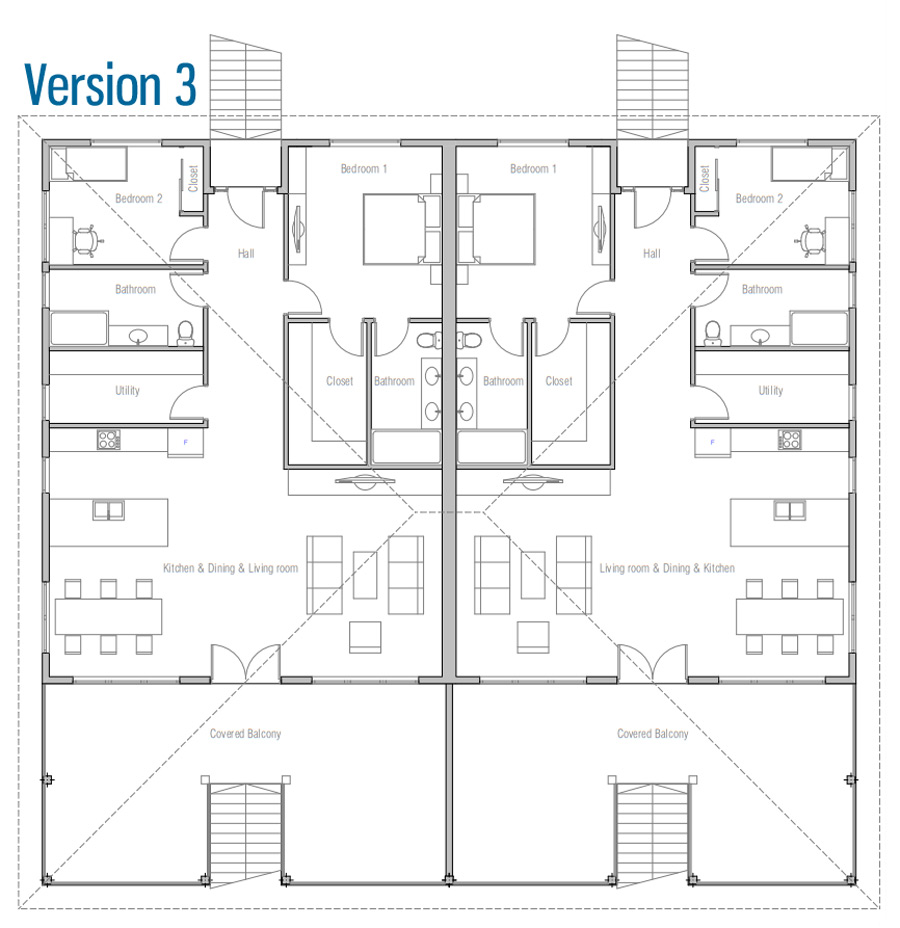 house design duplex-house-plan-ch687d 22
