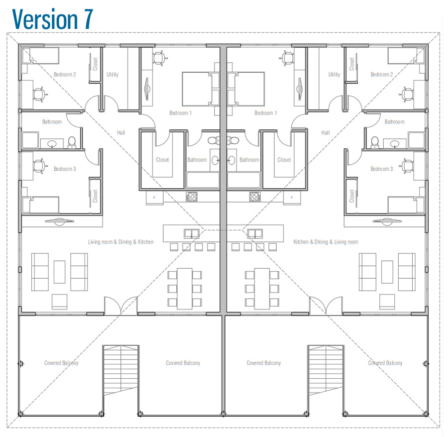 house design duplex-house-plan-ch687d 30