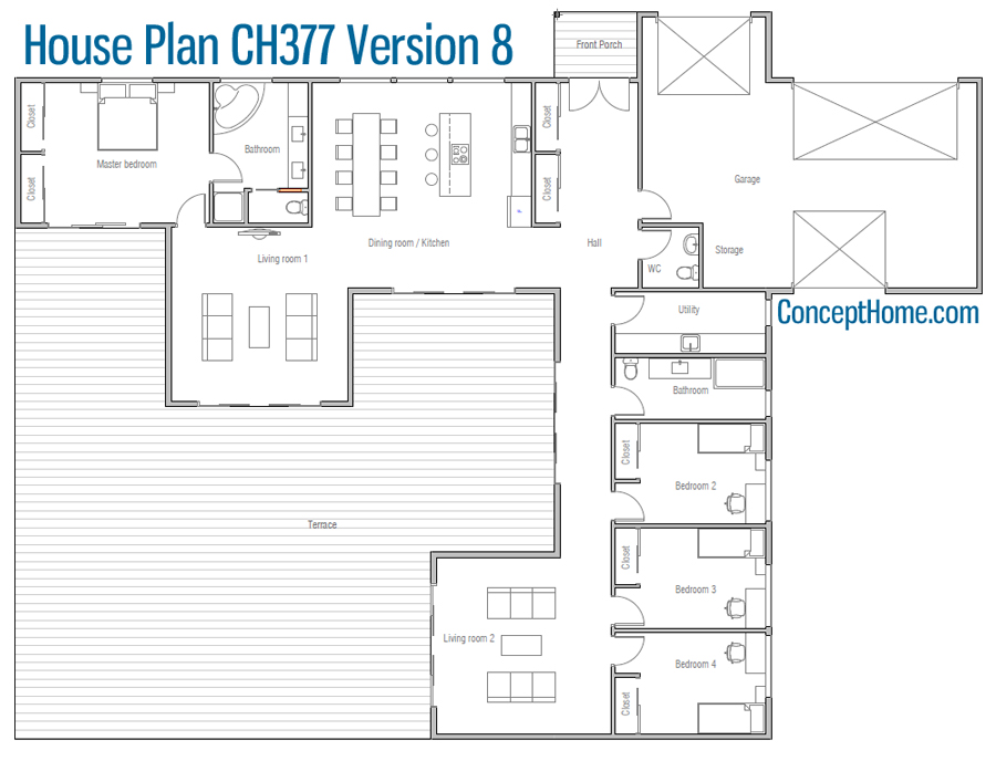 house design house-plan-ch377 42