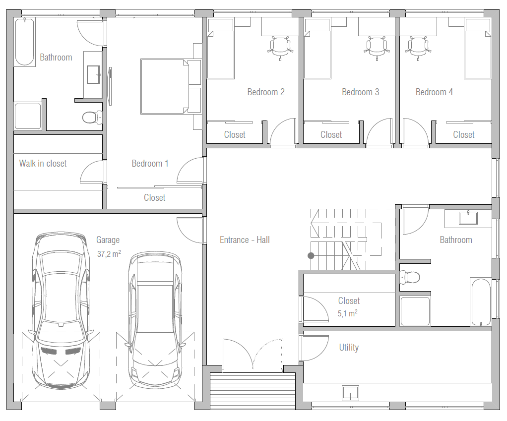 house design house-plan-ch387 10