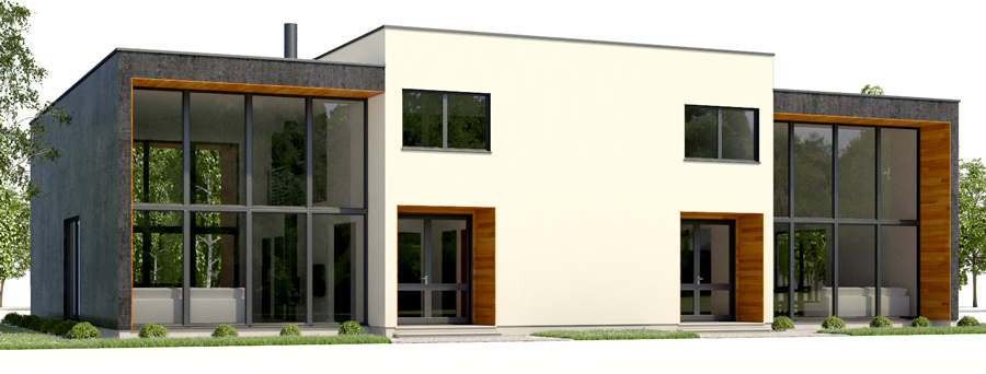 house design duplex-house-plan-ch429d 1