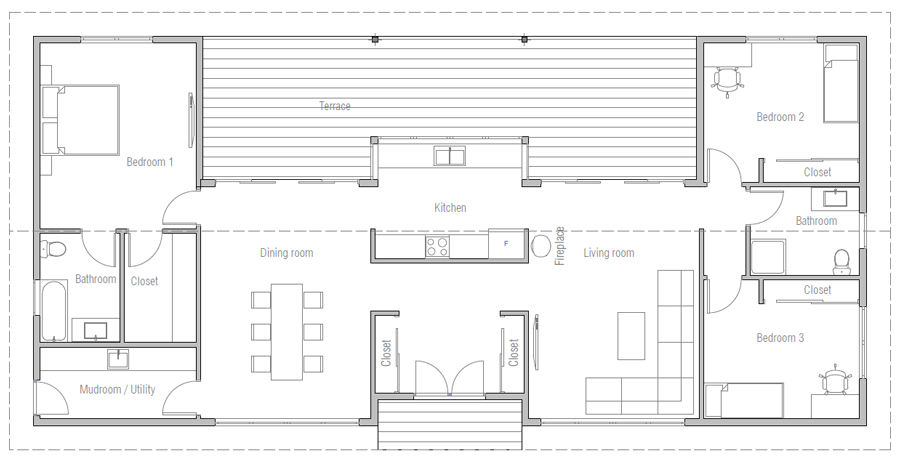 house design small-house-plan-ch475 10