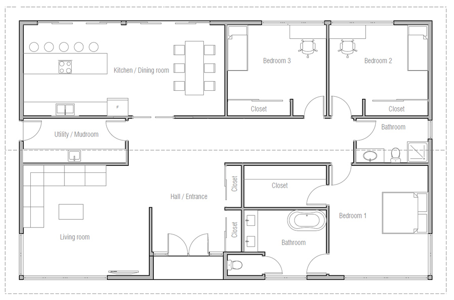 house design small-house-plan-ch476 10