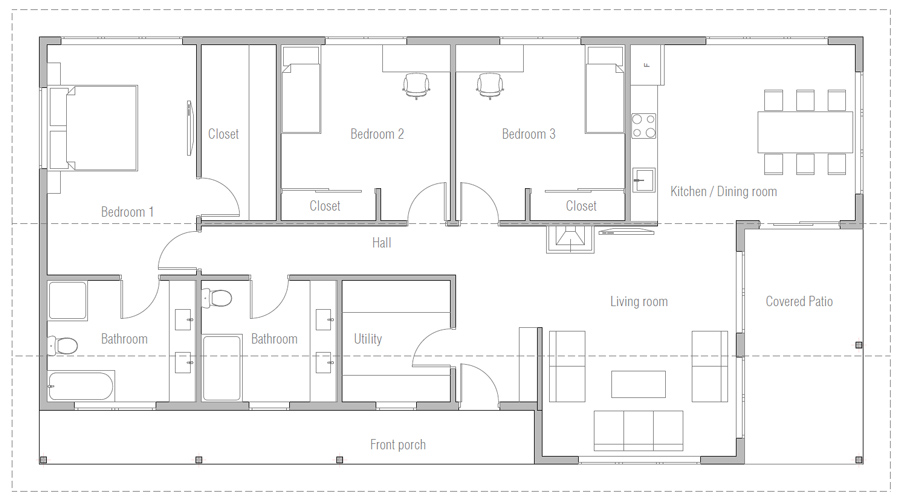 house design house-plan-ch495 20