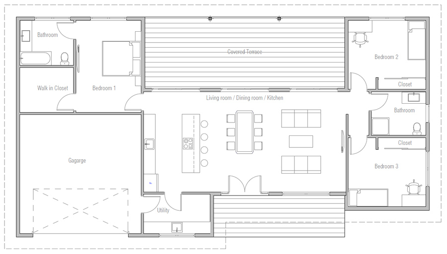 house design house-plan-ch496 10