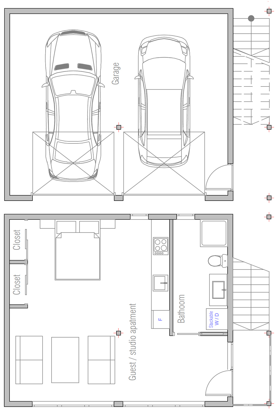 house design garage-g813 20