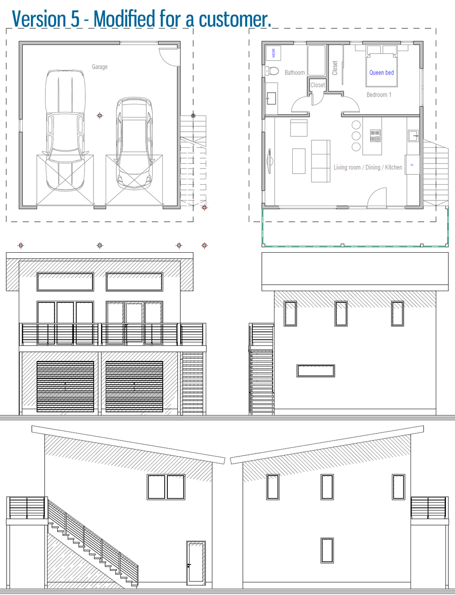house design garage-g813 34