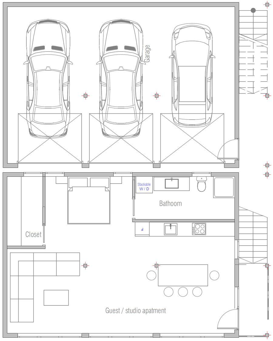 house design garage-g815 10