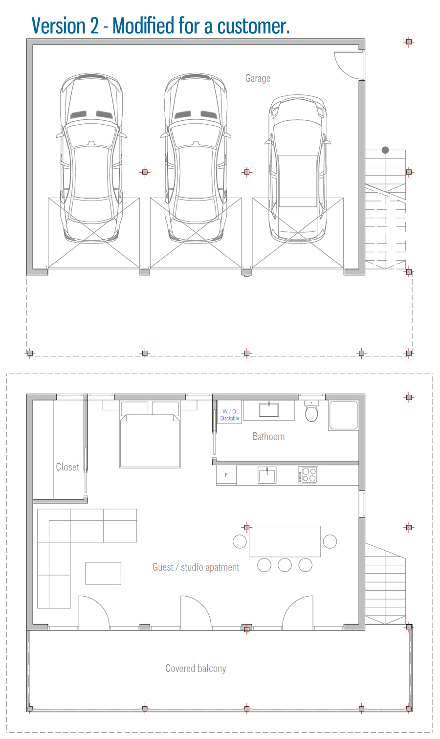 house design garage-g815 16