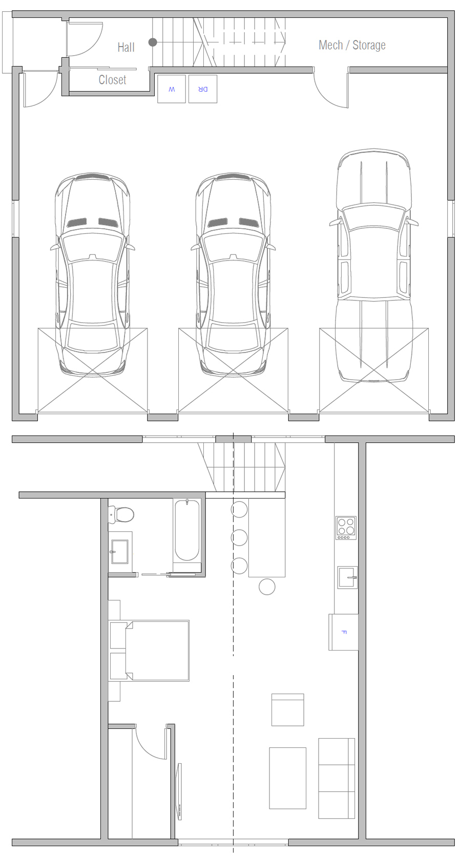 house design garage-g816 10