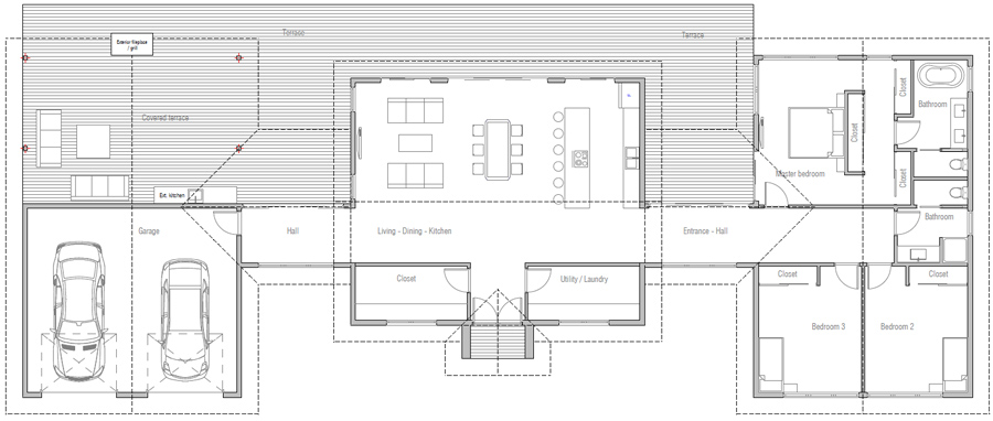 house design house-plan-ch565 20